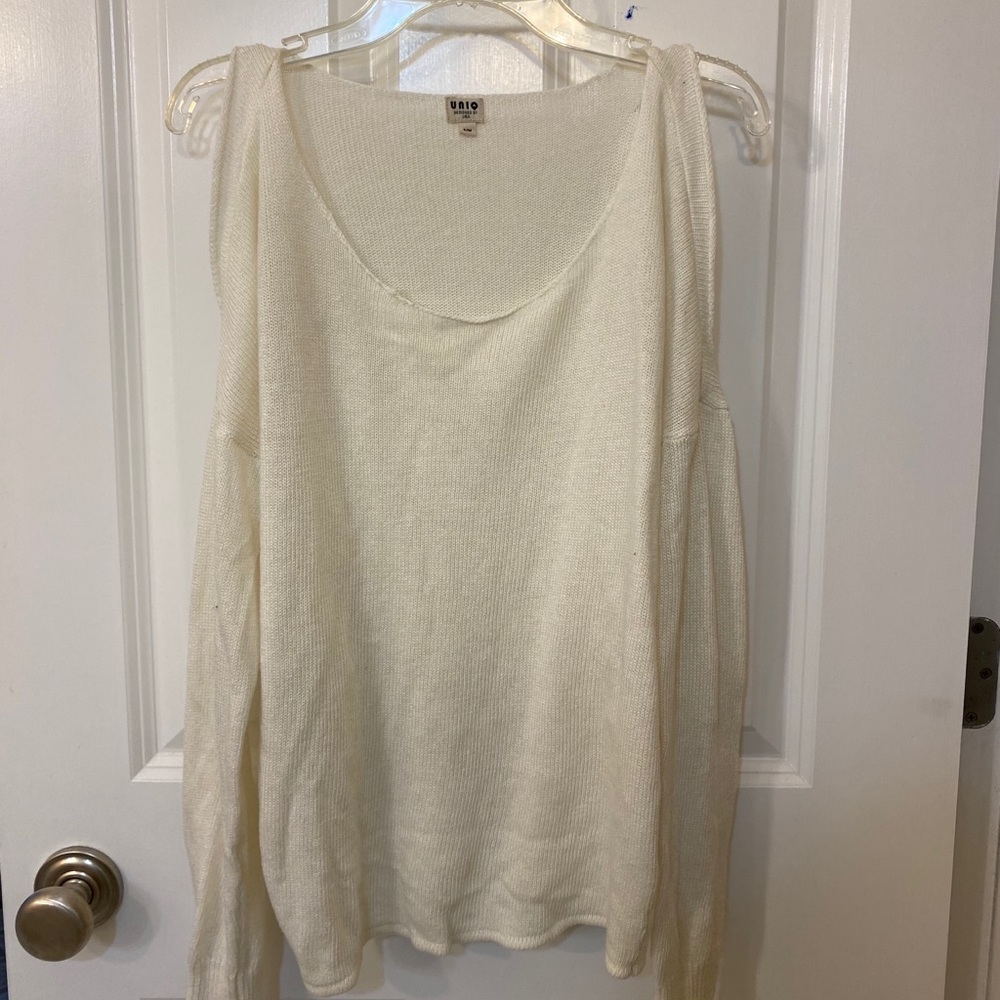Stylish ripped sweater